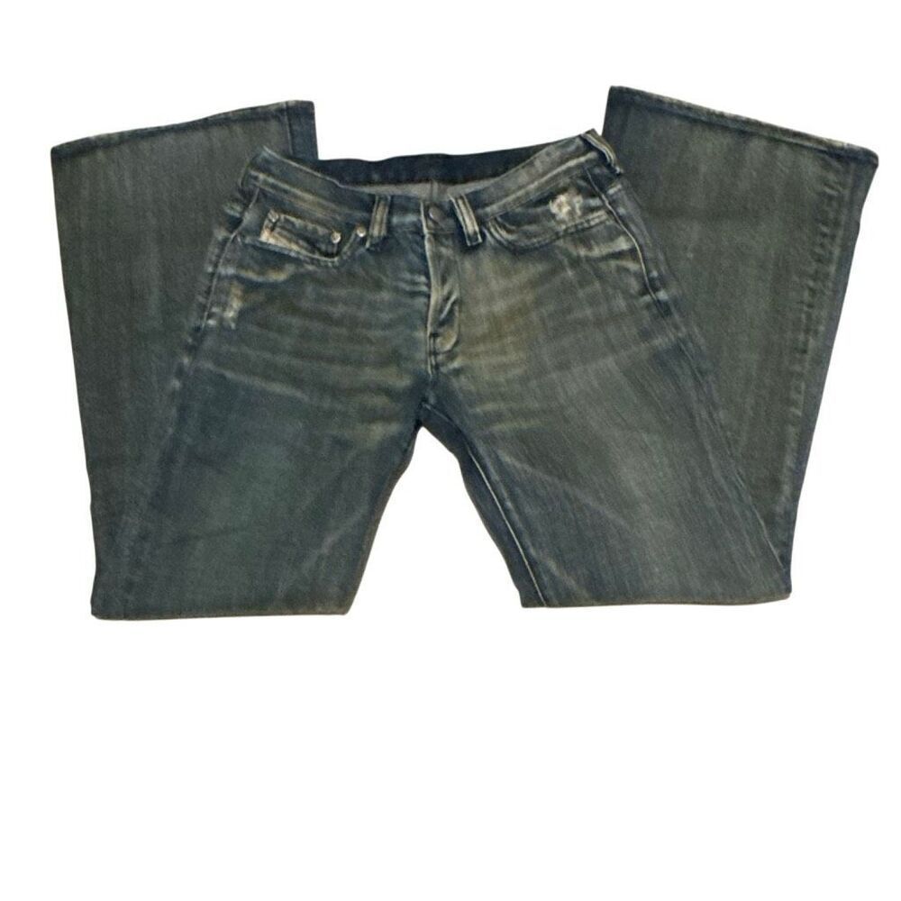 Vintage Diesel Industry Rust/Factory Wash Bootcut Jeans – Size 28 – Made in Ital